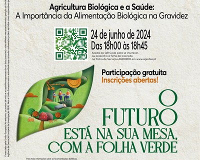 AGROBIO promove webinar "Agricultura Biológica e a Saúde: A Importância da Alimentação Biológica na Gravidez"