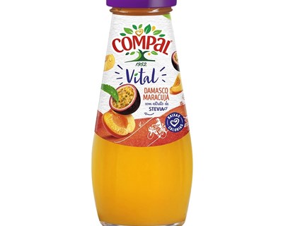 Compal Vital lança novo sabor Damasco Maracujá