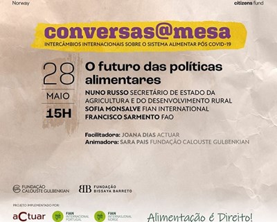 Conversas@mesa debate o futuro das políticas alimentares