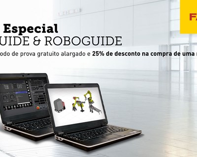 FANUC amplia período de prova gratuito dos softwares ROBOGUIDE e CNC Guide