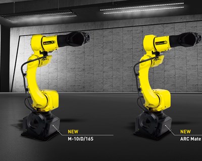 FANUC: Novo robô M-10iD/16S é o modelo mais compacto da série M-10iD