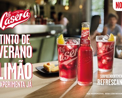 Grupo Suntory Beverage & Food Portugal traz uma grande novidade a Portugal: Tinto de Verano Limão La Casera®