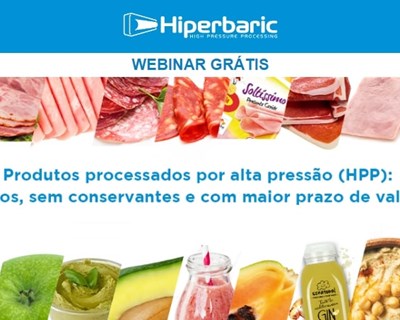 Hiperbaric realiza webinar sobre produtos processados por alta pressão