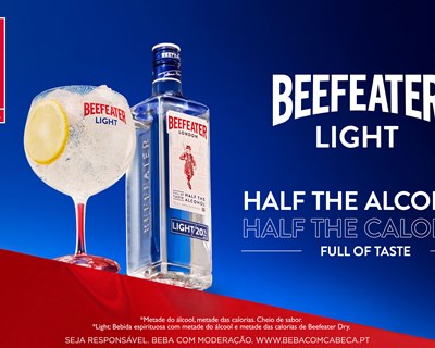 Inovação Beefeater Light, com metade do álcool e metade das calorias, é produto do ano 2023