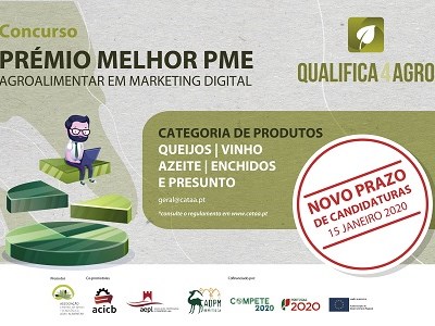 Inscrições para o prémio melhor PME agroalimentar em marketing digital abertas até 15 de janeiro