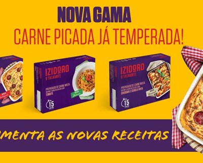 Izidoro apresenta novas soluções de carne picada congelada já temperada