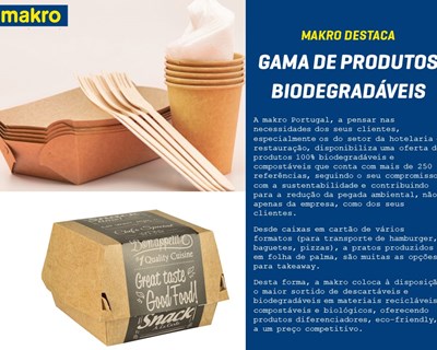 Makro destaca gama de produtos biodegradáveis