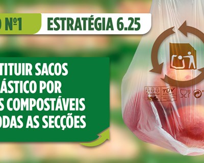 Mercadona elimina sacos de plástico de uso único em todas as lojas