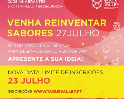 TAGUSVALLEY lança o desafio “Venha Reinventar Sabores”