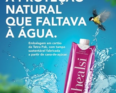 Tetra Pak e Healsi lançam campanha que dá a conhecer a nova embalagem de cartão para água