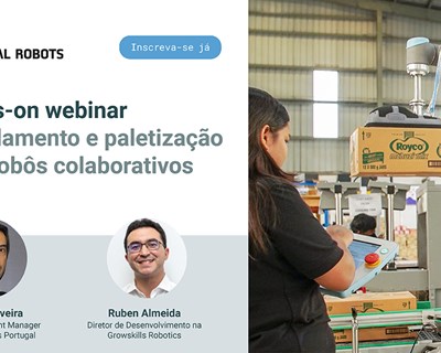 Universal Robots promove "Hands-on Webinar Embalamento e Paletização com Robôs Colaborativos"