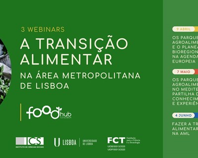 Webinar "Fazer a transição alimentar territorial na AML"