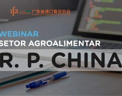 Webinar sobre o setor agrolimentar na China acontece em julho